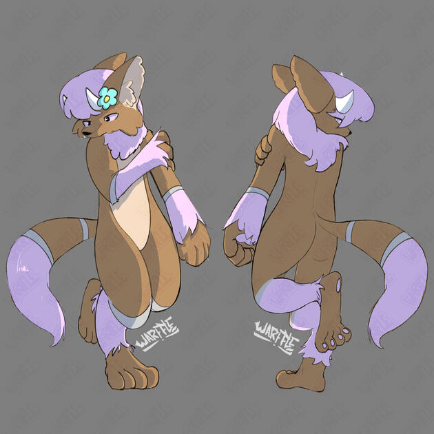 Colored Full-Body Sketch